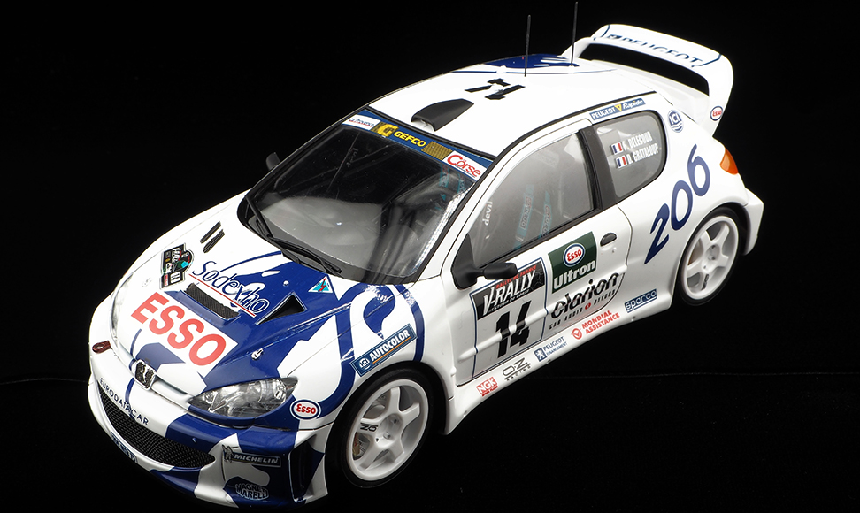 タミヤ 1/24 スポーツカーシリーズ No.221 プジョー 206 WRC